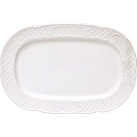 plate porcelain white rectangular | 340 mm  x 230 mm product photo