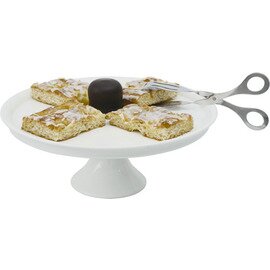 cake plate porcelain white Ø 320 mm  H 120 mm product photo