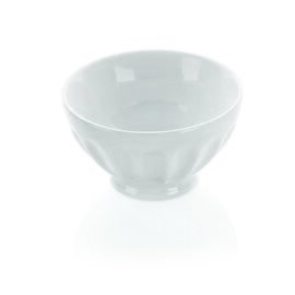 bowl 400 ml porcelain white with relief  Ø 130 mm  H 74 mm product photo