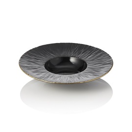 pasta plate MAYA KURO porcelain | black Ø 240 mm H 60 mm product photo