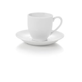 espresso cup ASOLIA 90 ml porcelain white with saucer product photo
