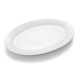 plate ASOLIA porcelain white oval | 360 mm  x 240 mm product photo