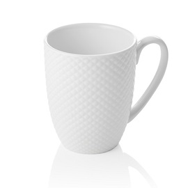 coffee cup porcelain white | 300 ml Ø 80 mm H 100 mm with relief product photo