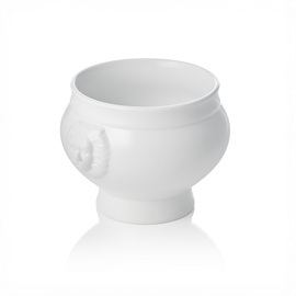 lion head tureen porcelain | white | 400 ml Ø 105 mm H 80 mm product photo