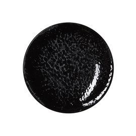 plate flat Ø 190 mm VIDA NIGHT porcelain black product photo