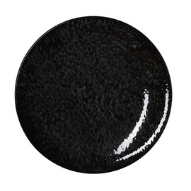 plate flat Ø 270 mm VIDA NIGHT porcelain black product photo