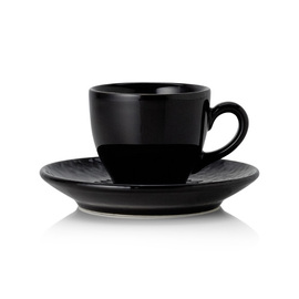 espresso cup 90 ml with saucer VIDA NIGHT porcelain black product photo