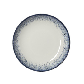 plate deep Ø 210 mm VIDA MARINA porcelain blue white product photo