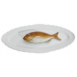Fish plate with border decoration, 70 x 32 cm product photo