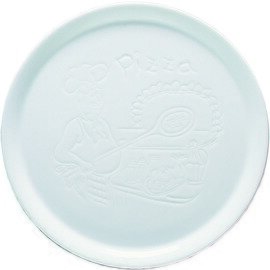 pizza plate porcelain white pizza theme  Ø 300 mm product photo