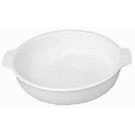 Egg pan / bowl, ceramic, white, Ø 20 cm, H 4,5 cm product photo