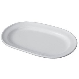 plate porcelain white oval  L 300 mm  x 180 mm product photo