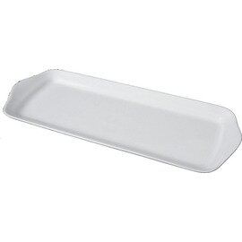 plate porcelain white  L 370 mm with handles  B 140 mm product photo