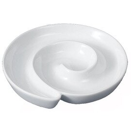 spiral olive dish porcelain white  Ø 180 mm  H 20 mm product photo