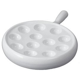 snail pan porcelain white  Ø 200 mm | 12-cavity product photo