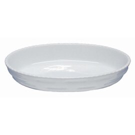 baking mould porcelain white oval 220 mm  x 135 mm  H 40 mm product photo