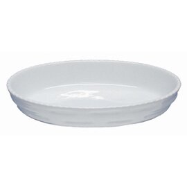 baking mould porcelain white oval 360 mm  x 220 mm  H 50 mm product photo