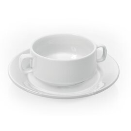 soup cup 260 ml porcelain white  Ø 100 mm  H 55 mm product photo  L