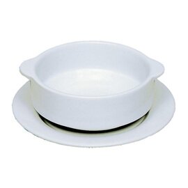 soup cup with saucer porcelain white Ø 110 mm product photo