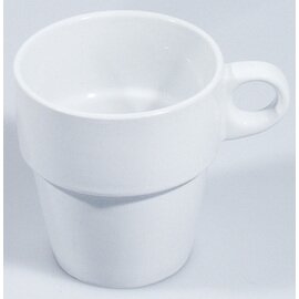 mug HAMBURG with handle 250 ml porcelain white  H 90 mm product photo