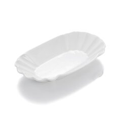 French fry bowl porcelain white  L 200 mm  B 110 mm  H 30 mm product photo