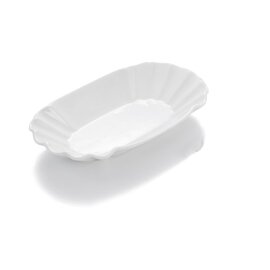 French fry bowl porcelain white  L 250 mm  B 145 mm  H 35 mm product photo