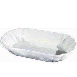 French fry bowl porcelain cream white  L 245 mm  B 125 mm  H 50 mm product photo