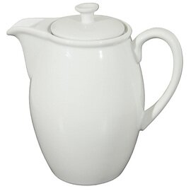 coffee pot porcelain with lid white 1950 ml H 195 mm product photo