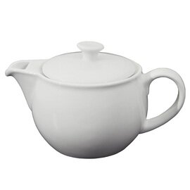 little tea pot porcelain with lid white 350 ml H 75 mm product photo
