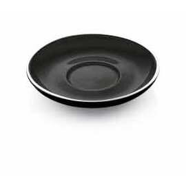 cappuccino saucer ITALIA BLACK porcelain black Ø 150 mm product photo