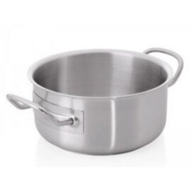 stewing pan KG 5000 3.0 ltr stainless steel  Ø 200 mm  H 90 mm  | welded cold handles product photo