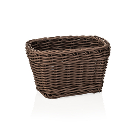 table basket PP dark brown rectangular | 170 mm x 110 mm H 90 mm product photo