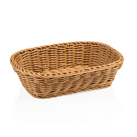 table basket PP brown rectangular | 265 mm x 190 mm H 70 mm product photo
