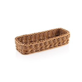 cutlery basket PP brown | 270 mm x 100 mm H 50 mm product photo