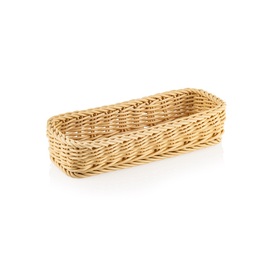 cutlery basket PP beige | 270 mm x 100 mm H 50 mm product photo