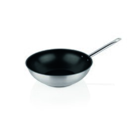 wok pan  • stainless steel  • non-stick coated  Ø 300 mm  H 95 mm | long handle product photo