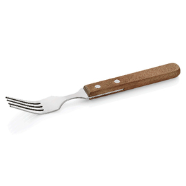 Steak fork | Pizza fork stainless steel 18/0 brown  L 200 mm  H 2 mm product photo