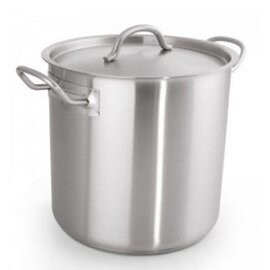 stockpot KG 5300 9 ltr stainless steel with lid  Ø 240 mm  H 200 mm  | cold handles product photo