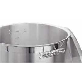 stockpot 164 ltr stainless steel with lid  Ø 600 mm  H 600 mm  | cold handles product photo  S