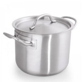 meat pot KG 5300 16 ltr stainless steel with lid  Ø 320 mm  H 200 mm  | cold handles product photo