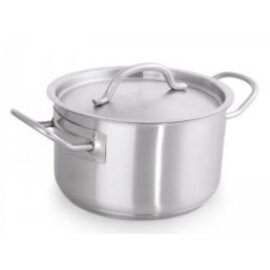 stewing pan KG 5300 1.9 ltr stainless steel with lid  Ø 160 mm  H 95 mm  | cold handles product photo