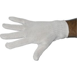 Cut protection glove made of polyethylene yarn, size M, red, acc. EU Directive EN 388, Level 5, left and right, Right wearable, good button characteristics, ideal for food industry, washable up to 90 degreesC product photo