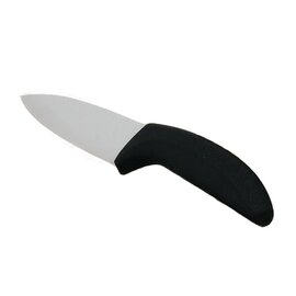 kitchen knife smooth cut | black | blade length 10 centimeters product photo