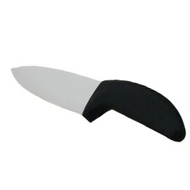 kitchen knife smooth cut | black | blade length 12.5 cm product photo