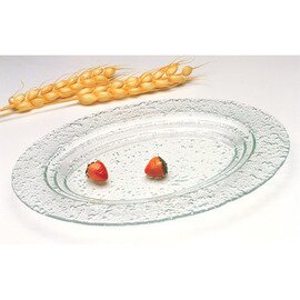 Serving bowl, oval, glass, 47 x 32 cm product photo