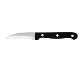 paring knife | smooth cut stainless steel | blade length 7.5 cm | handle details riveted product photo