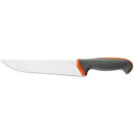 butcher block knife straight blade smooth cut | black | orange | blade length 22 cm product photo