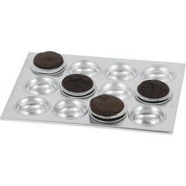 muffin baking sheet  • muffin | 12-cavity | mould size Ø 65 mm  L 360 mm  B 275 mm product photo