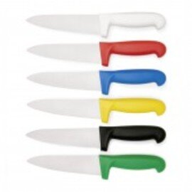 chef's knife HACCP smooth cut | green | blade length 18 cm product photo