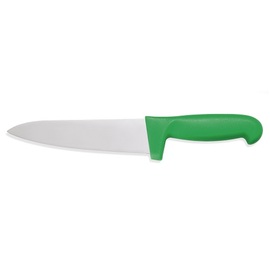 chef's knife HACCP smooth cut | green | blade length 18 cm product photo